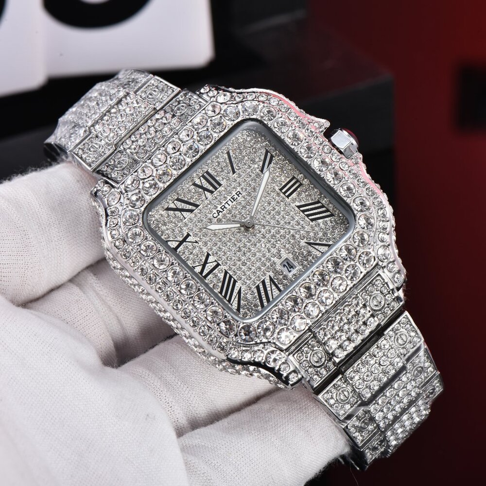 MOISSANITE Watch Iced Hip Hop